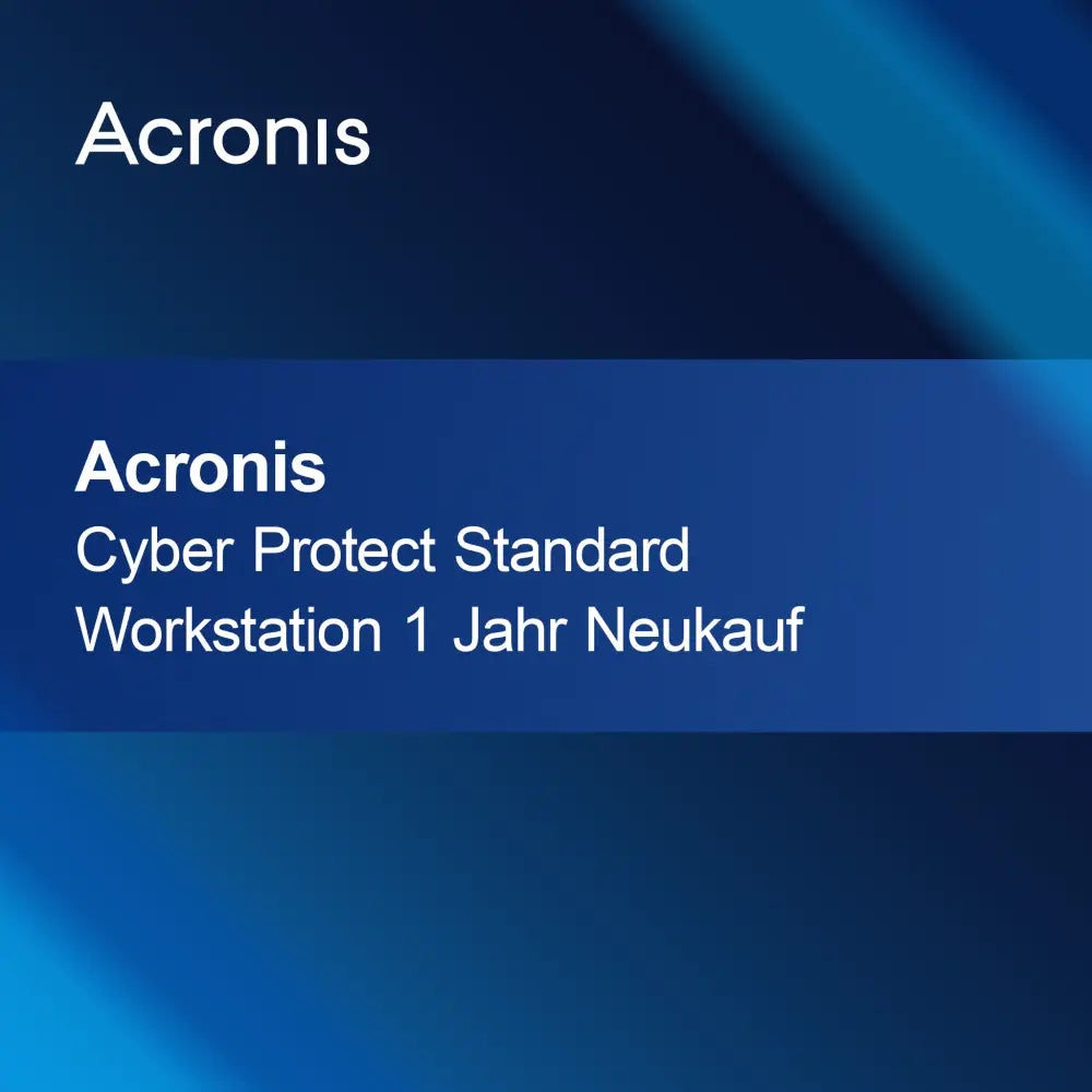 Acronis Cyber Protect Standard -työasema