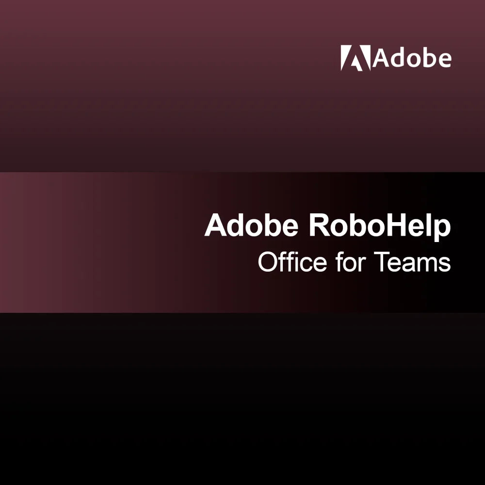 Adobe RoboHelp Office tiimeille