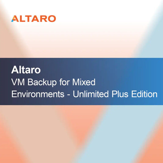 Altaro VM Backup sekaympäristöihin - Unlimited Plus -versio