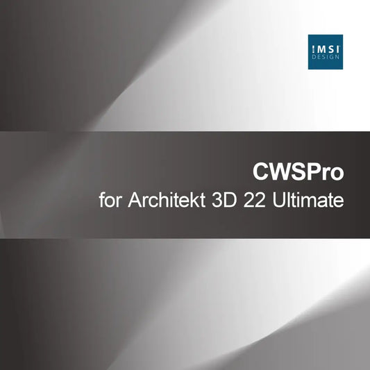 CWSPro Architekt 3D 22 Ultimate -ohjelmalle