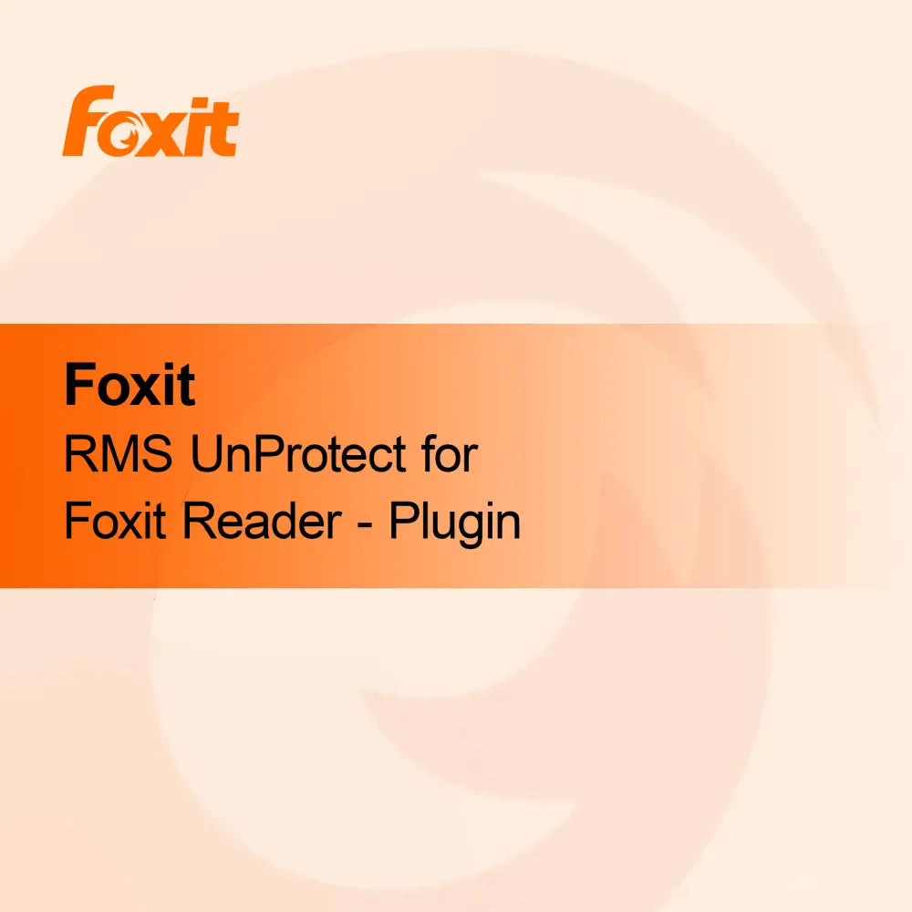Foxit RMS UnProtect Foxit Readerille - Laajennus