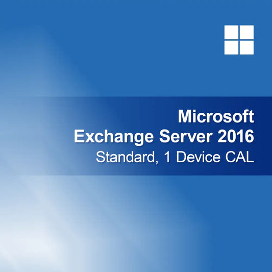 Microsoft Exchange Server 2016 Standard, 1 laitteen CAL