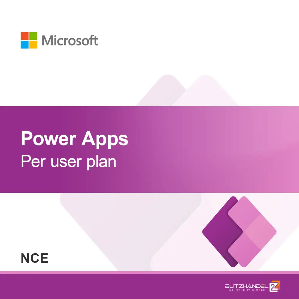 Power Apps käyttäjäkohtainen suunnitelma (NCE)