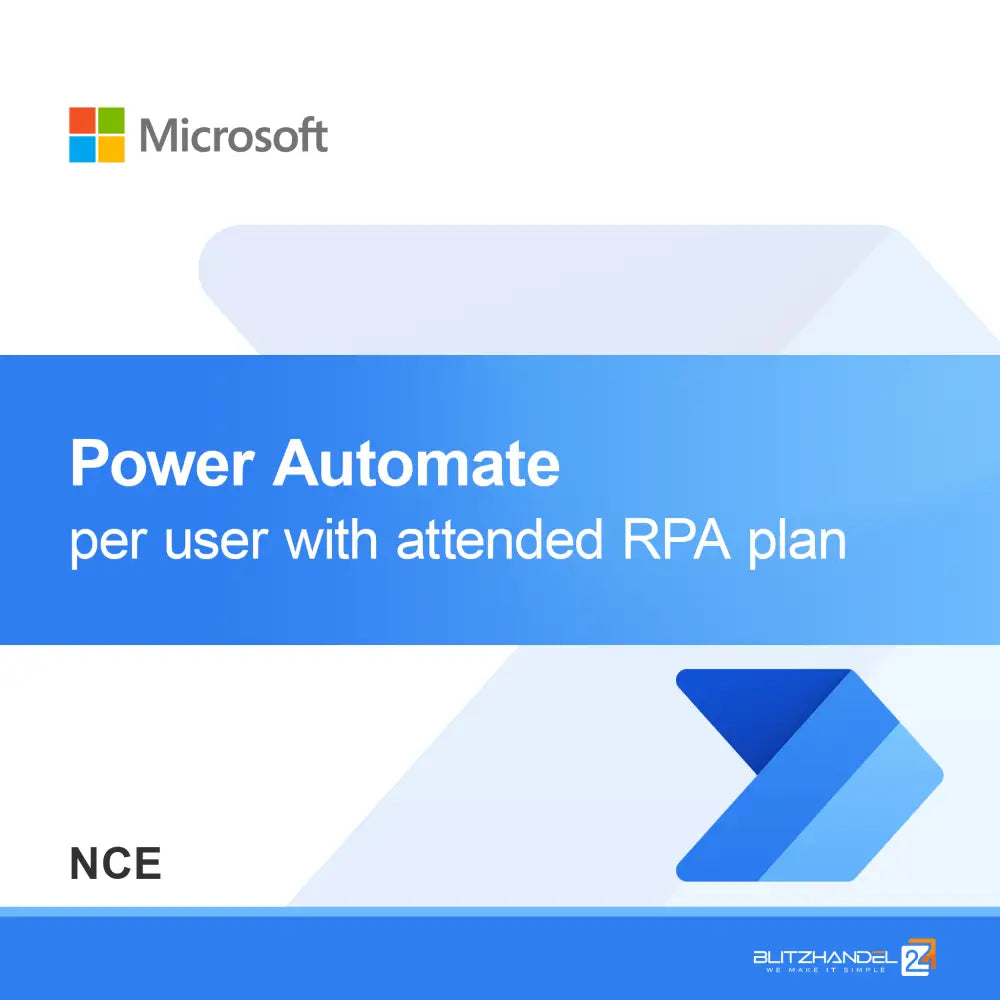 Power Automate käyttäjää kohden valvotulla RPA-suunnitelmalla (NCE)